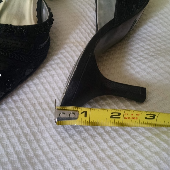 Black sequin mules - Picture 2 of 7